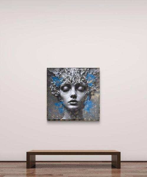 Nicole Lubbers - Head Full of Lives XL, Antiek en Kunst, Kunst | Schilderijen | Modern
