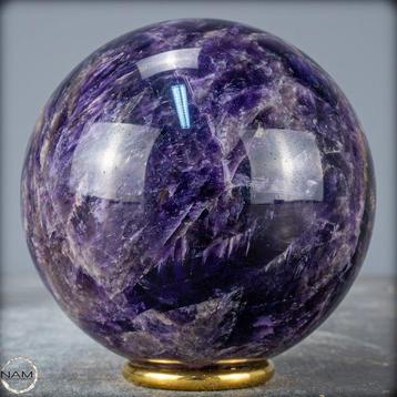 Améthyste Chevron naturelle rare Sphère, Bolivie- 1106.79 g