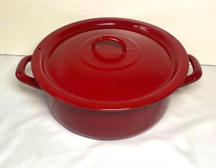 Braadpan - geëmailleerd staal, Antiek en Kunst, Antiek | Keukengerei