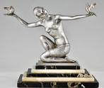 Joan Salvado Voltas - sculptuur, Art Deco danseres met, Antiek en Kunst