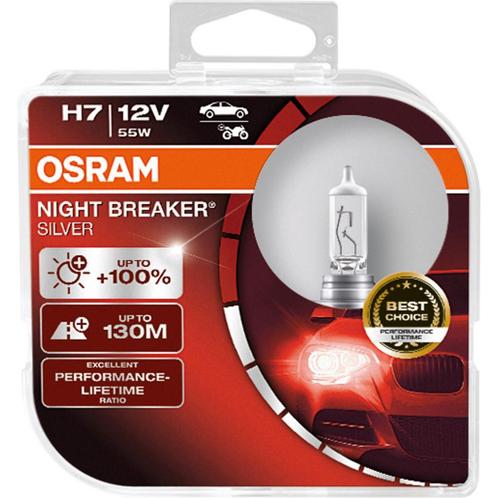 Osram H7 Night Breaker Silver +100% 64210NBS Autolampen, Autos : Pièces & Accessoires, Éclairage, Enlèvement ou Envoi