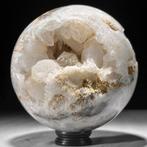 GEEN RESERVEPRIJS - Prachtige puntige kristallen kwarts Bol, Antiek en Kunst