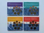 Nederland. Year Set (BU) 1999/2002 (4 Sets) (Zonder, Timbres & Monnaies, Monnaies | Europe | Monnaies euro