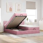 vidaXL Ottoman bed met matrassen 180x200cm fluweel roze, Huis en Inrichting, Slaapkamer | Bedden, Verzenden, Nieuw