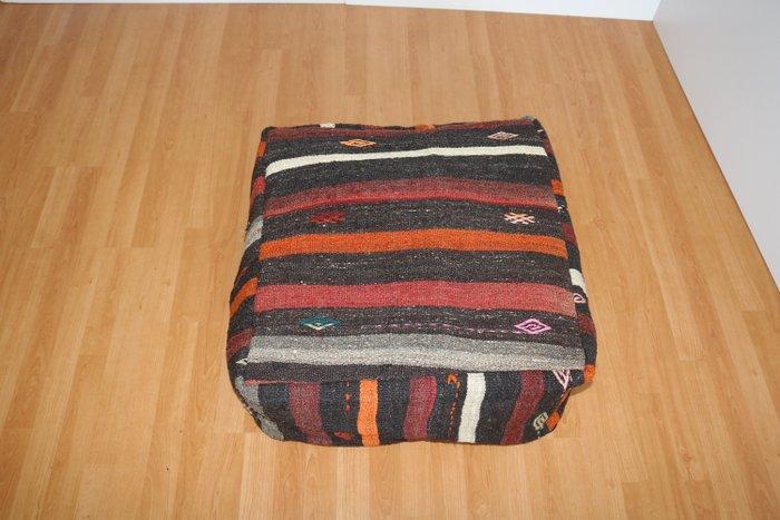 Puff Cases 1 - Kelim - 60 cm - 60 cm, Antiek en Kunst, Kunst | Designobjecten