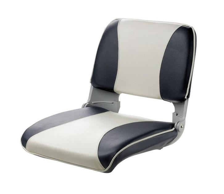 Bieden: Vetus CHCBWB crew pilot seat foldable white - blue, Watersport en Boten, Bootonderdelen, Ophalen of Verzenden