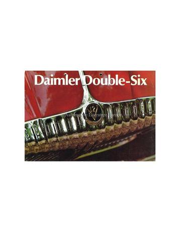 1972 DAIMLER DOUBLE-SIX BROCHURE ENGELS