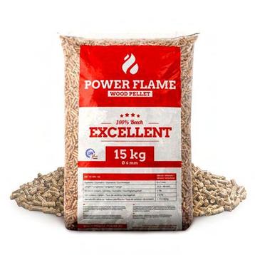 Houtpellets Power Flame Excellent 100% Beuk beschikbaar voor biedingen