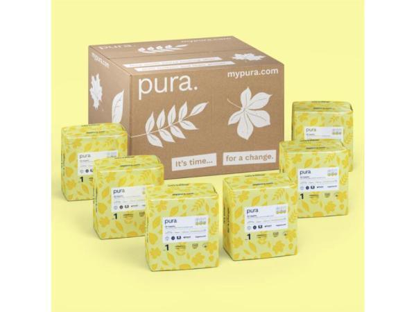 Veiling - Pura Eco-Friendly Luiers Maat 1 (2-5kg) - 132 luie, Kinderen en Baby's, Overige Kinderen en Baby's, Nieuw