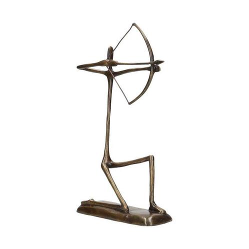Beeldje, Boogschutter - 36 cm - Brons, Antiek en Kunst, Kunst | Designobjecten