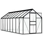 vidaXL Tuinkas met basisframe 9,31 m³ aluminium, Verzenden, Nieuw