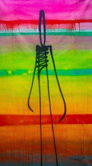 RAM - Sunset in Costa-Rica, Antiek en Kunst, Kunst | Schilderijen | Modern