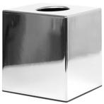 Vierkante tissuebox van chroom | 120x120x130(h)mm Bolero, Verzenden, Nieuw in verpakking