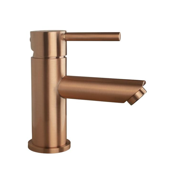 Wastafelkraan BWS | Colorato Ensy | Laag | Geborsteld Koper, Doe-het-zelf en Bouw, Sanitair, Kraan, Nieuw, Ophalen of Verzenden