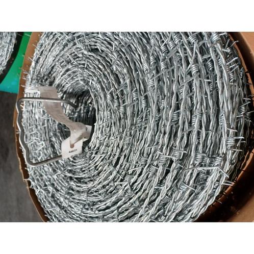 Fil de fer barbelé 500m diam. 1,7mm (rood label) - acier, Tuin en Terras, Tuinhekken en Hekwerk