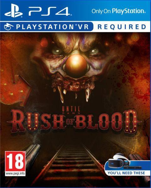 Until Dawn Rush Of Blood-Standaard (PlayStation 4) NIEUW, Games en Spelcomputers, Games | Sony PlayStation 4, Ophalen of Verzenden