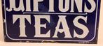 Liptons Tea - Enseigne en émail - Émail