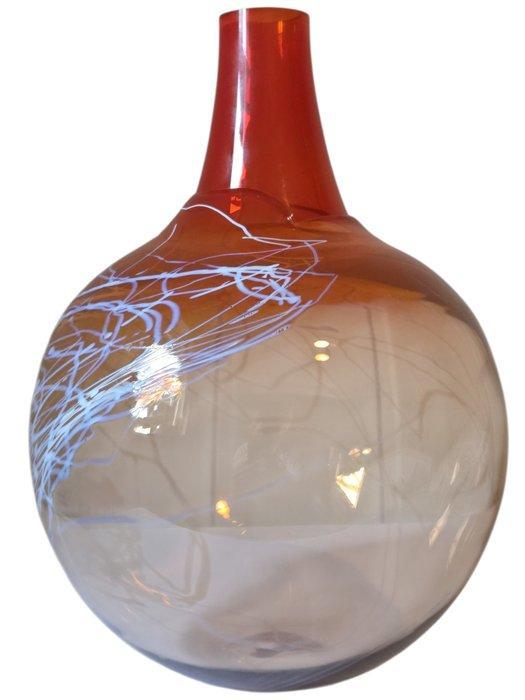 Kosta Boda - Gunnel Sahlin - Vaas - Kristal - Twister Series, Antiek en Kunst, Antiek | Glaswerk en Kristal