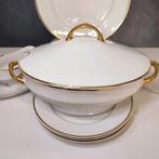 Tafelservies (12) - Porselein uit LIMOGES - lijst en