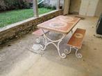 Table de jardin - Fer forgé, Antiquités & Art, Curiosités & Brocante