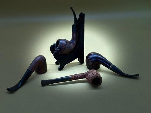 Sammler-Set Duncan, T. Wistel & Co – 4 klassische Pfeifen, Verzamelen, Rookartikelen, Aanstekers en Luciferdoosjes