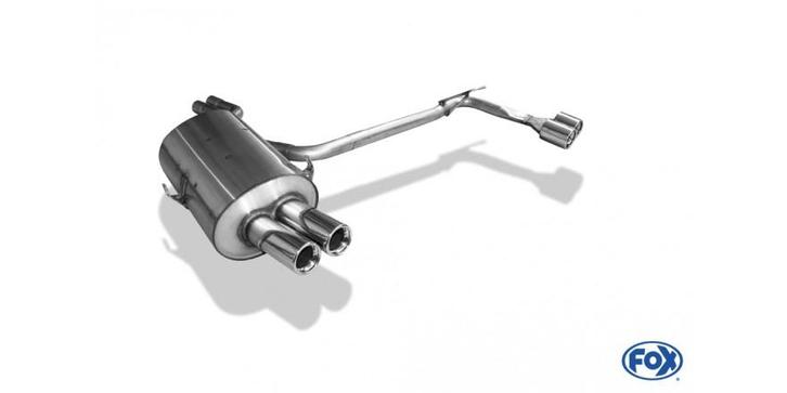 FOX BMW E46 320/ 323/ 325/ 328/ 330 einddemper uitgang recht, Auto-onderdelen, Uitlaatsystemen, Nieuw, Verzenden