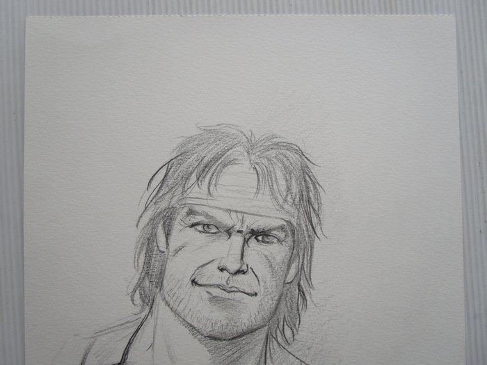 Minck Oosterveer - originele tekening van Storm - 1 Album -, Boeken, Stripverhalen