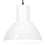 vidaXL Hanglamp rond 25 W E27 28,5 cm wit, Verzenden, Nieuw
