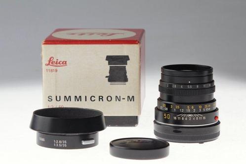 Leica Summicron-M  1:2 / 50 Objectif d’appareil photo, Verzamelen, Foto-apparatuur en Filmapparatuur