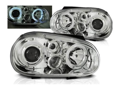 Angel Eyes koplampen Chrome edition geschikt voor VW Golf 4, Autos : Pièces & Accessoires, Éclairage, Envoi