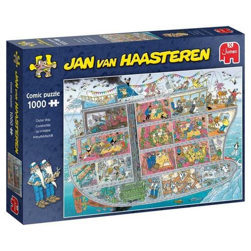 Jan van Haasteren Cruise Ship legpuzzel 1000 stuks, Hobby & Loisirs créatifs, Sport cérébral & Puzzles, Envoi