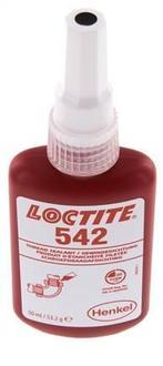 Loctite 542 Bruin 50 ml Schroefdraad Afdichting, Doe-het-zelf en Bouw, Nieuw, Verzenden