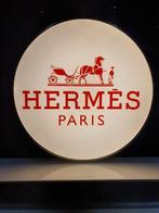Ronde HERMES verlichte reclamebord - Lichtbord - Staal