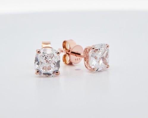Sans Prix de Réserve - Boucles doreilles 14 kt. - 3.07ct., Handtassen en Accessoires, Oorbellen