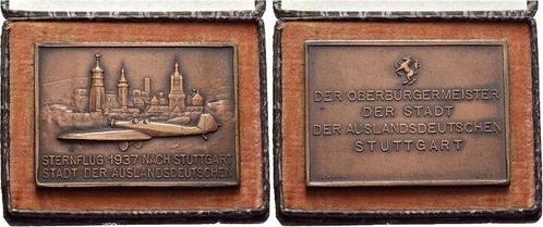 Plakette 1937 Wuerttemberg-stuttgart, Stadt, Postzegels en Munten, Munten | Europa | Niet-Euromunten, België, Verzenden