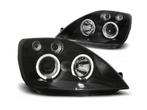 Angel Eyes Black koplamp units geschikt voor Ford Fiesta MK6, Autos : Pièces & Accessoires, Éclairage, Verzenden
