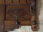 Kapstok - Eik - Kapstok bloemenmand decor, Antiek en Kunst