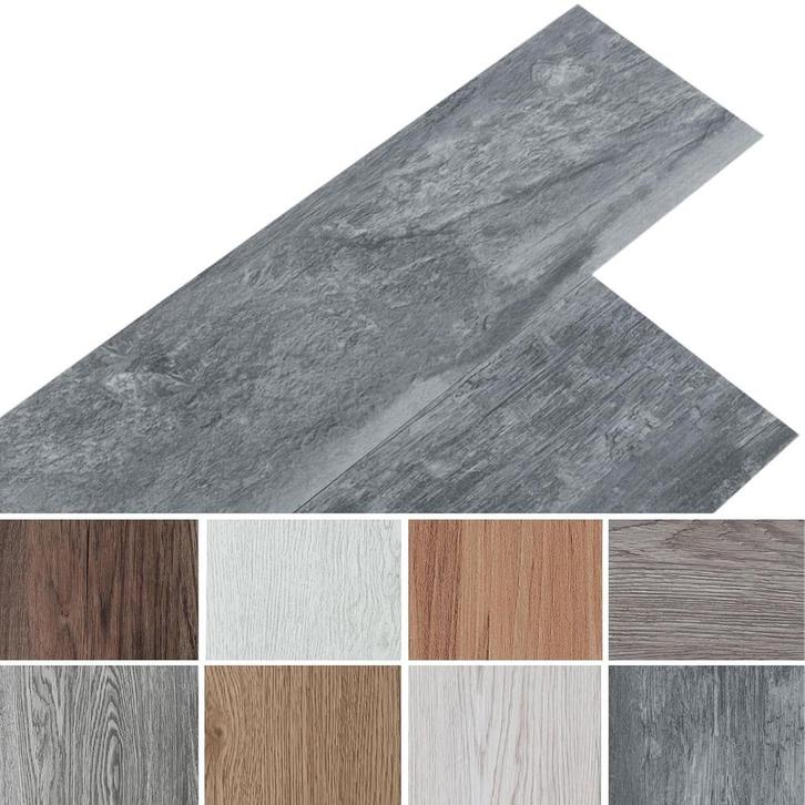 36st Donkergrijs Vinyl Houtnerf | Retour Deal | Koopje!, Doe-het-zelf en Bouw, Tegels, Minder dan 20 cm, 60 cm of meer, Nieuw