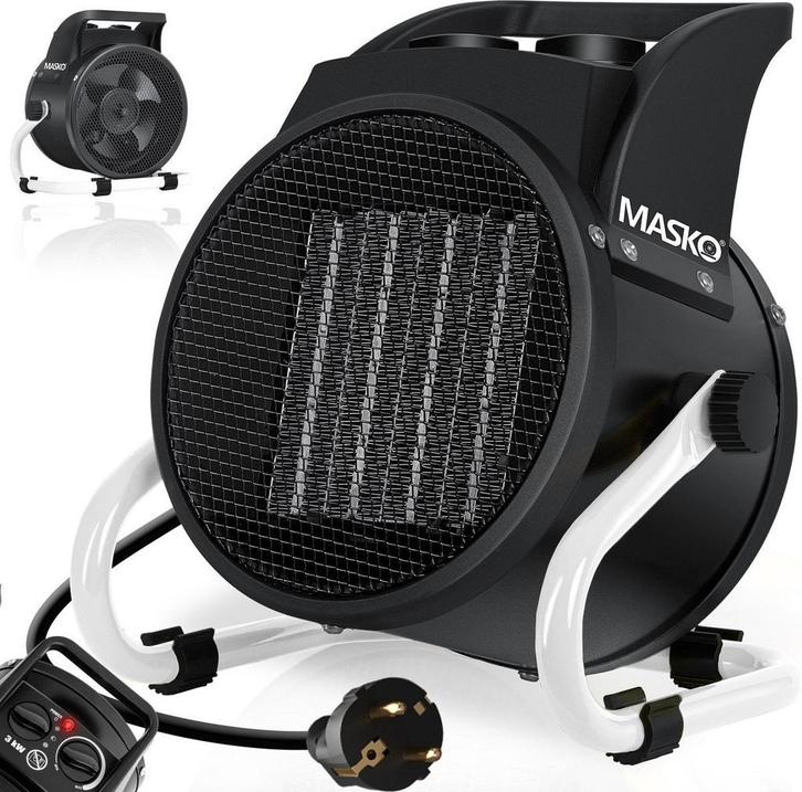 MASKO® Ventilatorkachel 3kW - Elektrische Kachel voor Binnen, Huis en Inrichting, Woonaccessoires | Overige, Verzenden