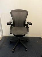 Herman Miller Aeron Bureaustoel - Refurbished - Nieuwstaat, Verzenden, Zwart, Zo goed als nieuw, Bureaustoel