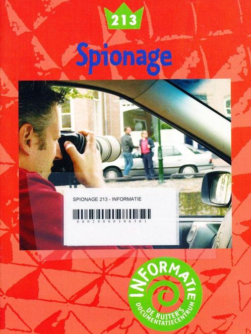 De Ruiters informatie 213: Spionage, Boeken, Schoolboeken, Verzenden