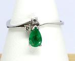 Zonder Minimumprijs - Ring - 18 karaat Witgoud -  0,43ct., Handtassen en Accessoires, Ringen, Nieuw