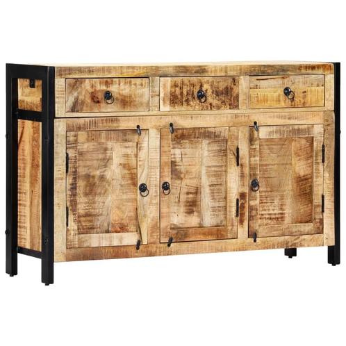 vidaXL Buffet 120x35x76 cm Bois de manguier massif, Maison & Meubles, Armoires | Dressoirs, Neuf, Envoi