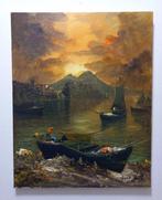 Guido Vuotto (1964) - Pozzuoli al tramonto (Napoli), Antiek en Kunst