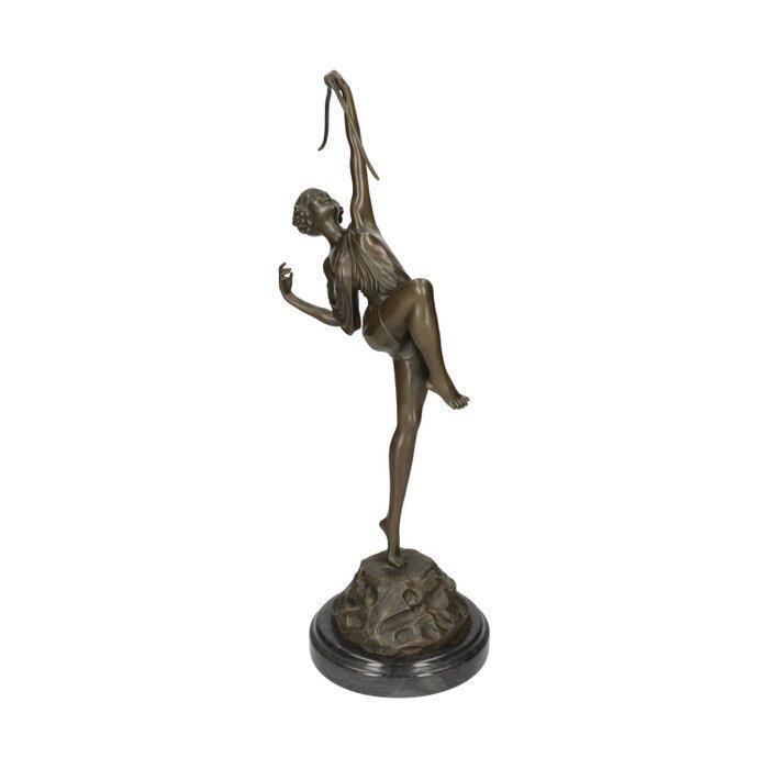 Beeldje - Brons, Marmer, Antiek en Kunst, Curiosa en Brocante