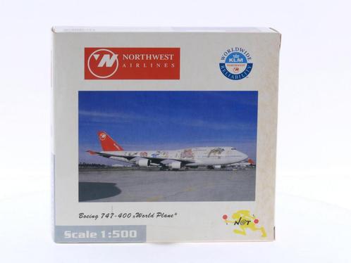 Schaal 1:500 NetModels NM757MON Northwest Airlines Boeing..., Hobby en Vrije tijd, Modelbouw | Vliegtuigen en Helikopters, Gebruikt