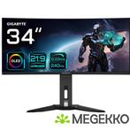 Gigabyte MO34WQC2 34  Wide Quad HD 240Hz OLED Gaming Monitor, Verzenden, Nieuw