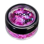 Moon Glow Neon UV Chunky Glitter Purple 3g, Nieuw, Verzenden