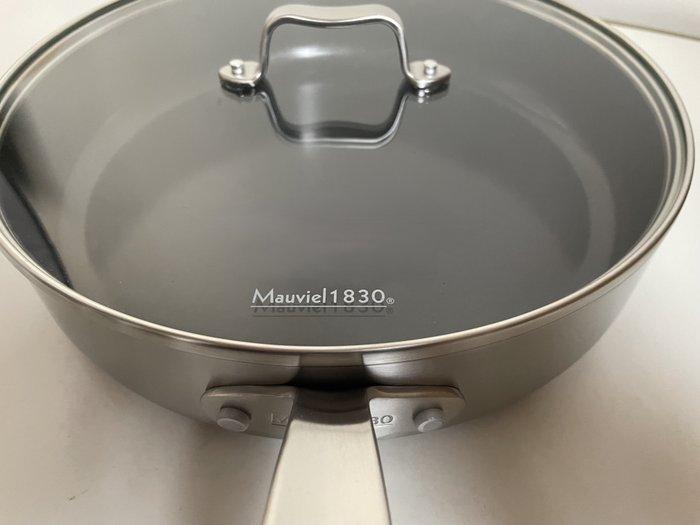 Mauviel - Braadpan - Mauviel 1830 Sauteerpan 28 cm met, Antiquités & Art, Antiquités | Ustensiles de cuisine