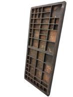 Vitrine - letterbak - Bois - 83 x 37 cm - Plateau pour